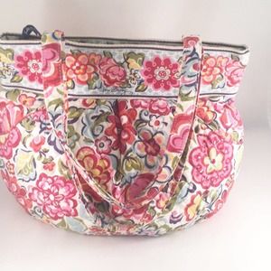 Vera Bradley floral handbag Hope Garden